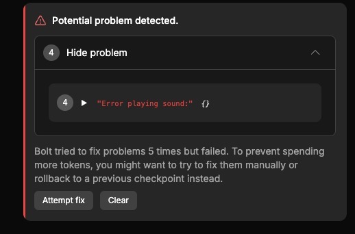 “Try to fix them manually” — ok then